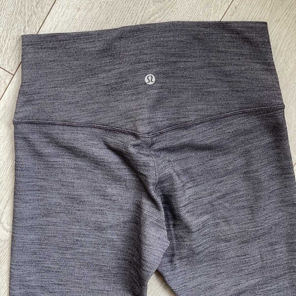 Lululemon Align II Pant 25” Heathered Black/White US 8 - like new - Picture 8 of 16